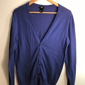 H&M Cardigan Blue/Royal Blue